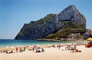 One of the two large sandy beaches at Calpe